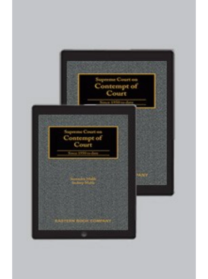 Supreme Court on Contempt of Court 2009 Edition