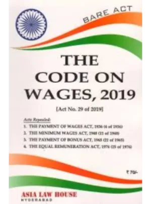 The Code on Wages, 2019 (Bare Act) 2nd Edition 2026