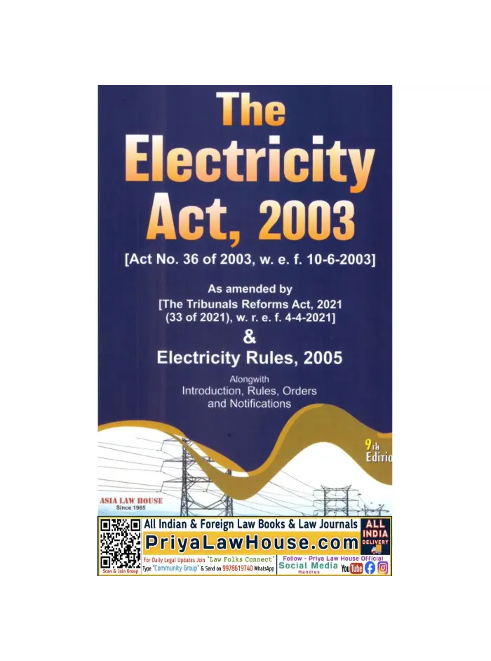 The Electricity Act, 2003 and Rules, 2005 9th Edition 2025