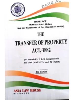 The Transfer of Property Act, 1882 (Bare Act) 9th Edition 2026