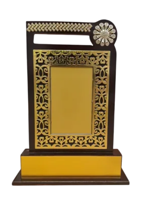 Classic Golden Frame Wooden Trophy