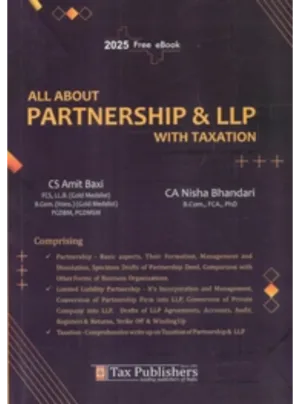 All About Partnership & LLP With Taxation Edition 2025