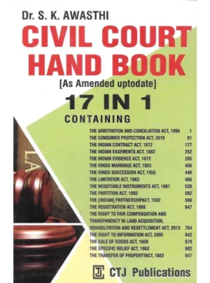 Civil Court Hand Book [As Amended Uptodate]