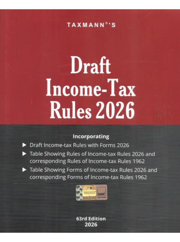 Draft Income Tax Rules 2026 ( 63rd Edition ) - Naveen Publications