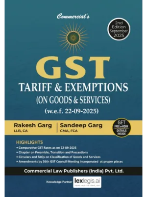 GST Tariff & Exemption 2nd Edition, 2025