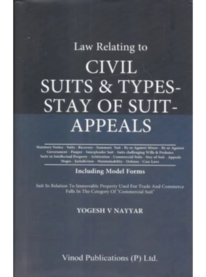 Law relating to Civil Suits and Type-Stay of Suit-Appeals