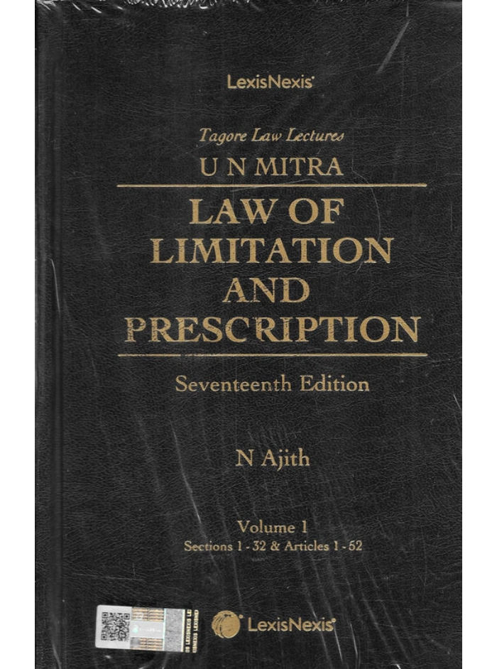 Tagore Law Lectures Law of Limitation and Prescription (17th Edition)