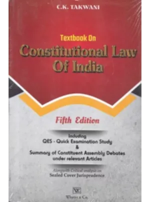 Textbook On Constitutional Law Of India 15th Edition