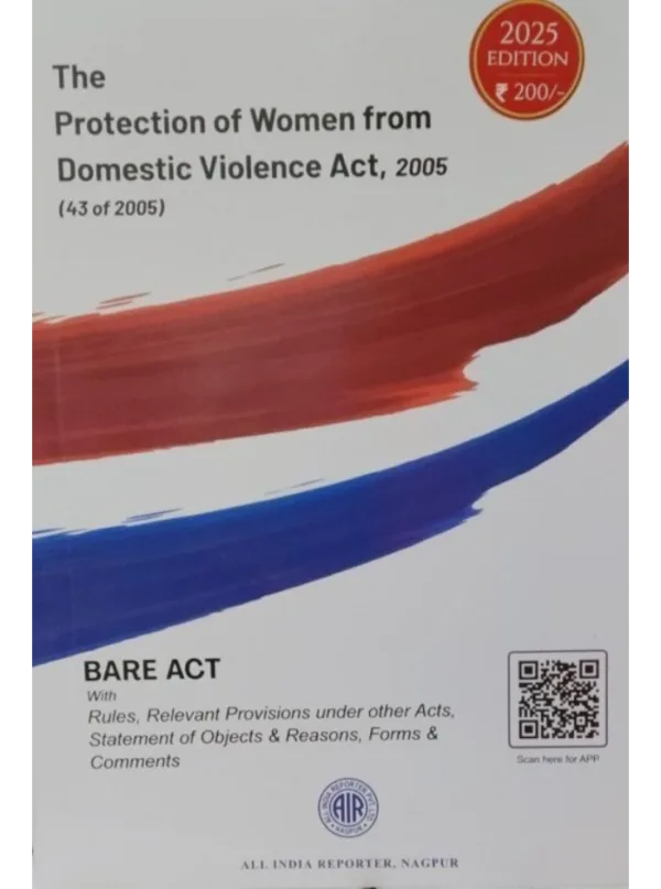 The Protection Of Women From Domestic Violence Act, 2005 Bare Act 2025 ...